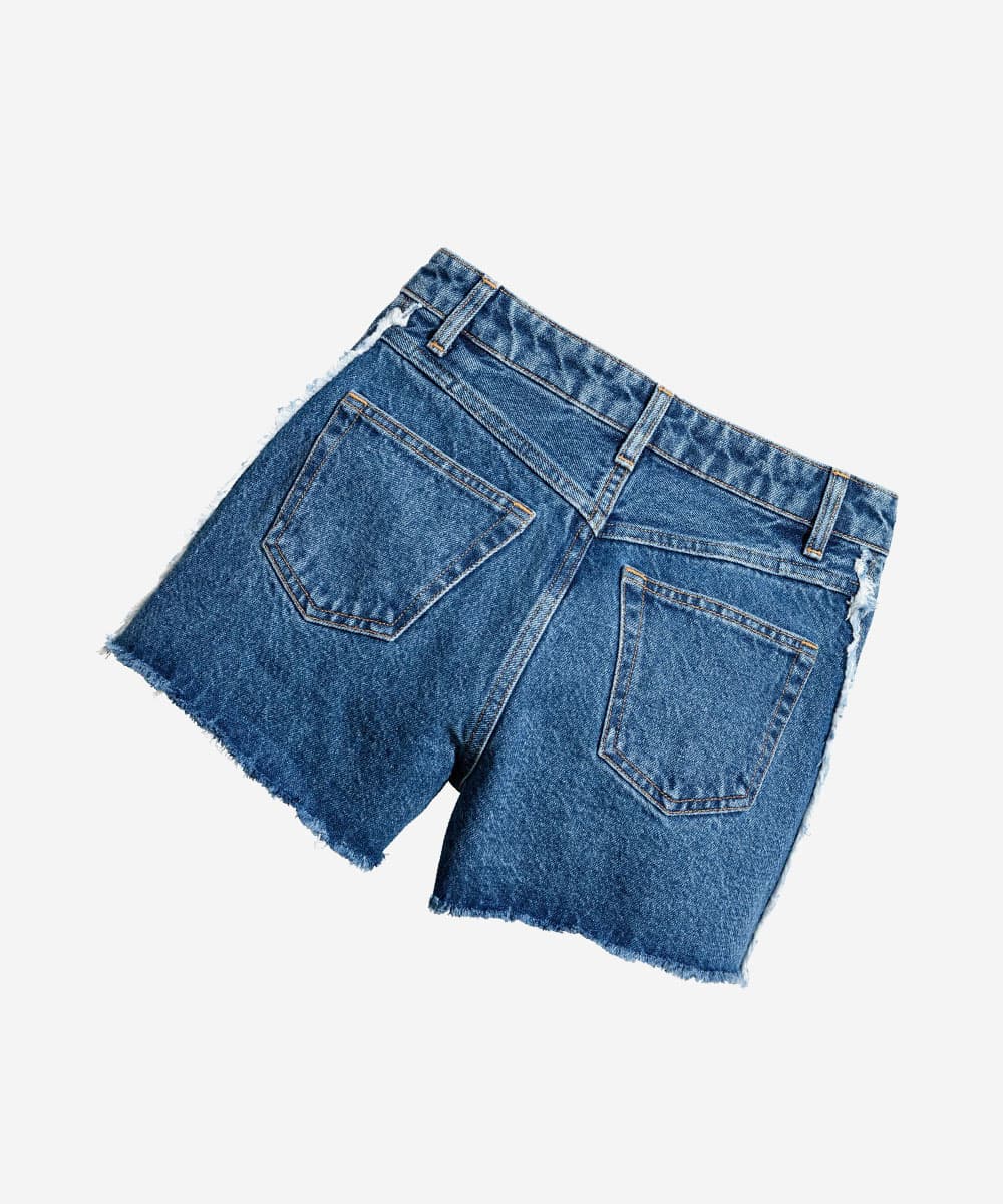 High Waist Straight  Summer Jean Shorts Women