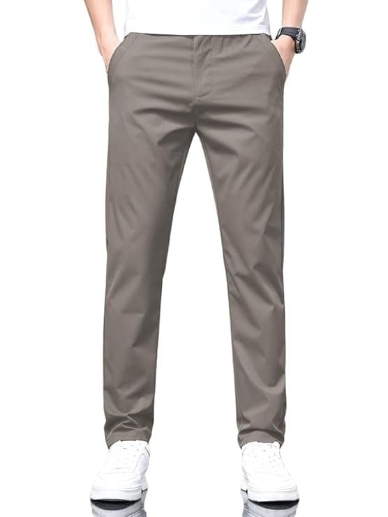 UrbanDrip Men’s Slim Fit Casual Trousers