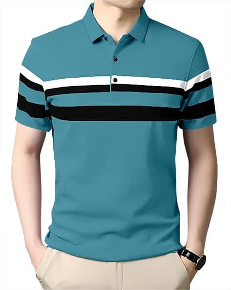 Velmora Men’s Teal Polo T