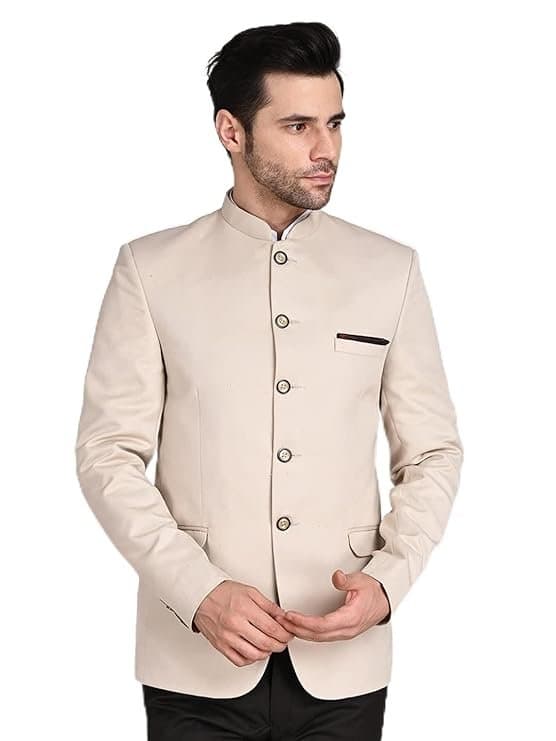 TAHVO Men’s Single Breasted Linen Slim Fit Blazer for Occasion, We...