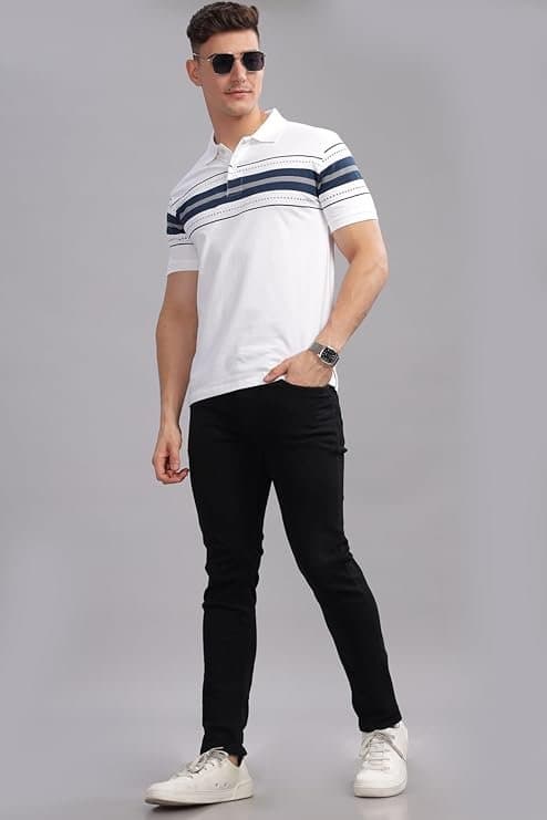 Zmode Men’s White Polo T