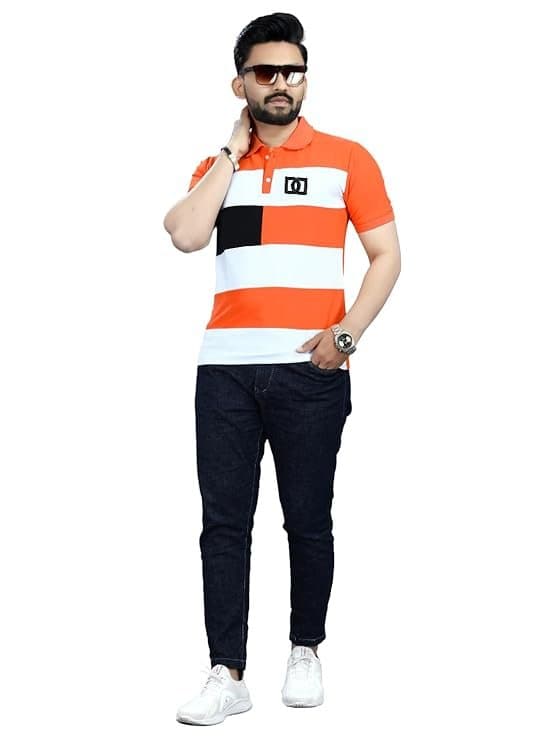 UrbanDrip Men’s Orange Polycotton T