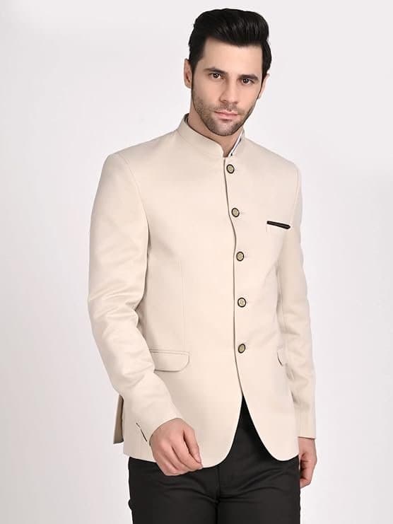 TAHVO Men’s Single Breasted Linen Slim Fit Blazer for Occasion, We...