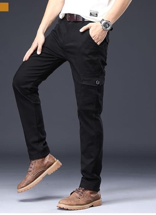 UrbanDrip Men’s Black Cargo Pants