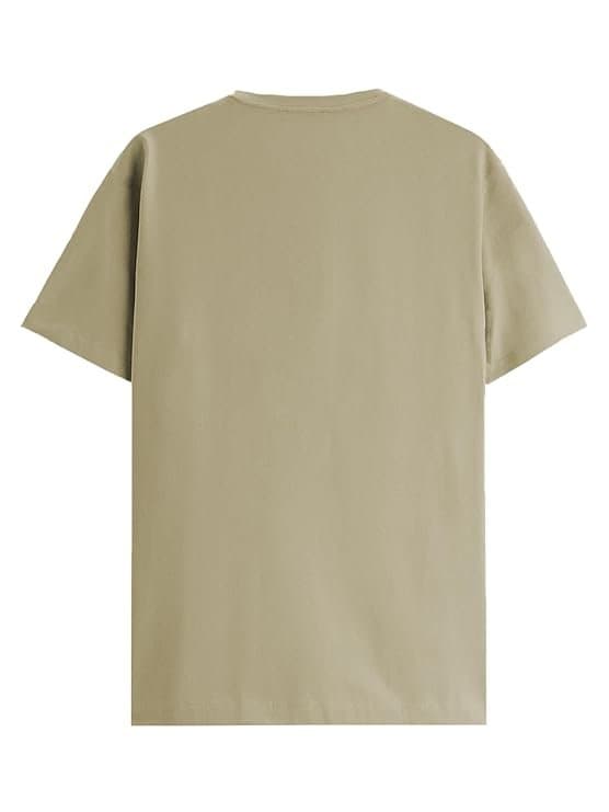 UrbanDrip Men’s Beige Printed T