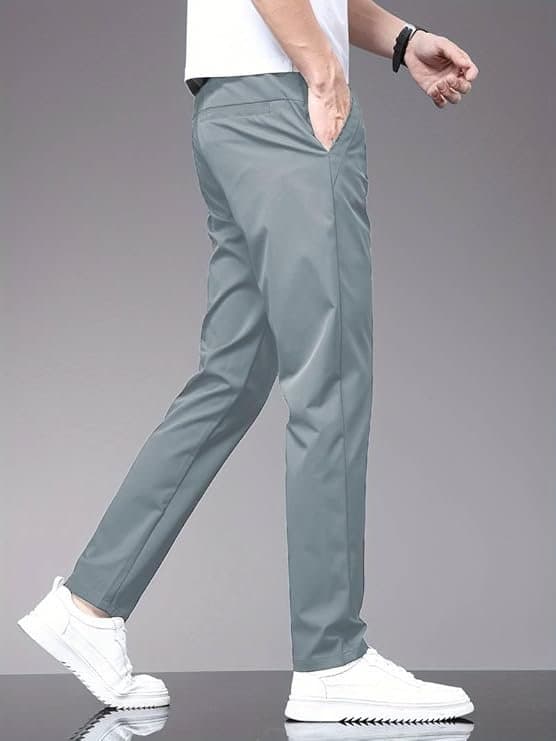 StyleCraft Men’s Slim Fit Casual Trousers