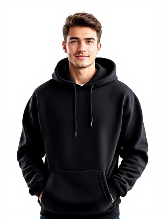 UrbanEdge Men’s Oversized Winter Sweatshirt