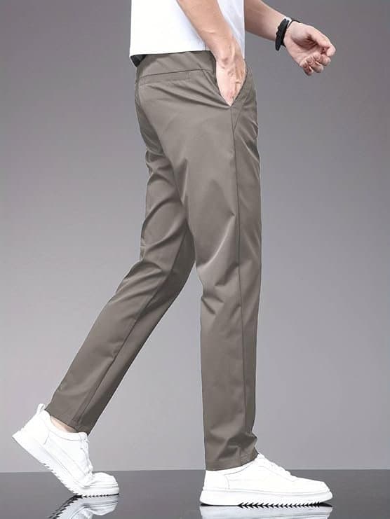 UrbanDrip Men’s Slim Fit Casual Trousers
