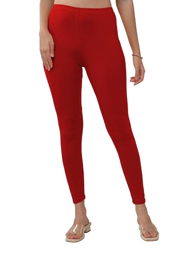 Zyra Women’s Red Cotton Salwar