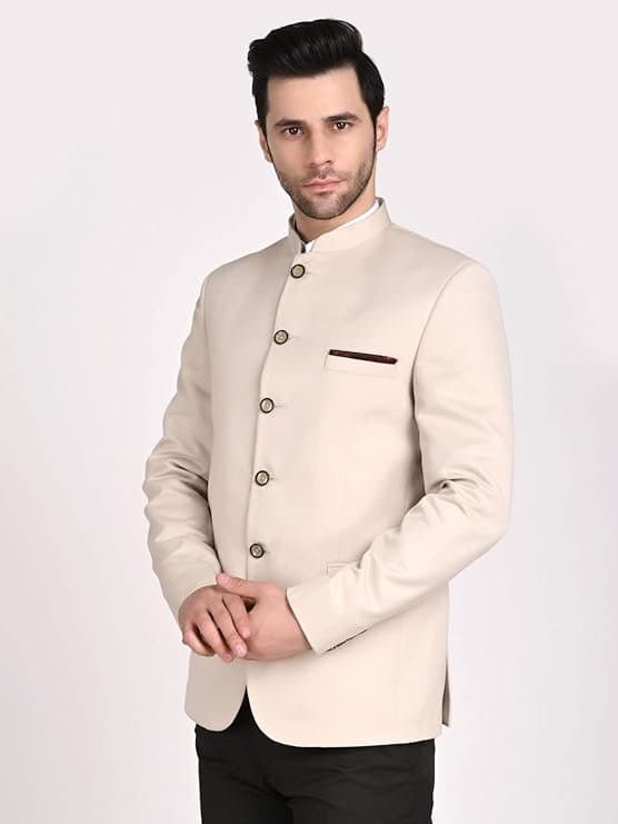 TAHVO Men’s Single Breasted Linen Slim Fit Blazer for Occasion, We...