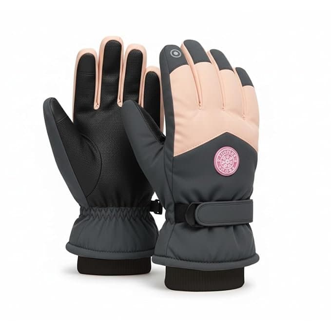 FF Advance Unisex Woolen Gloves – Peach