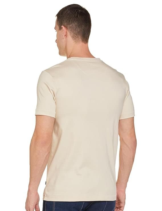 UrbanDrip Men’s Beige Round Neck T