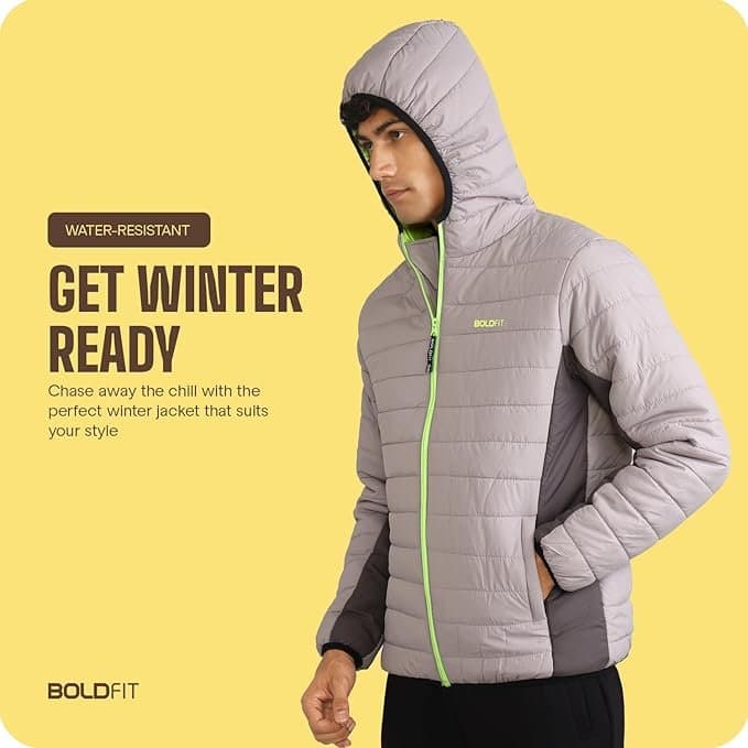 Ben Martin Full Sleeves Bomber Jackets for Man Grey