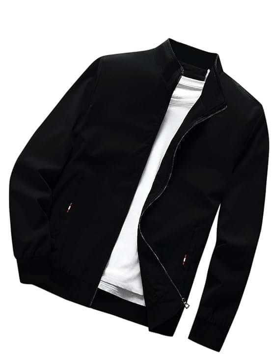 EcomX Men’s Black Casual Jacket