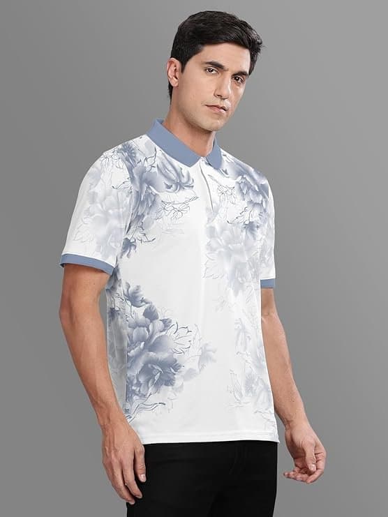 UrbanDrip Men’s Multicolor Striped Polo T