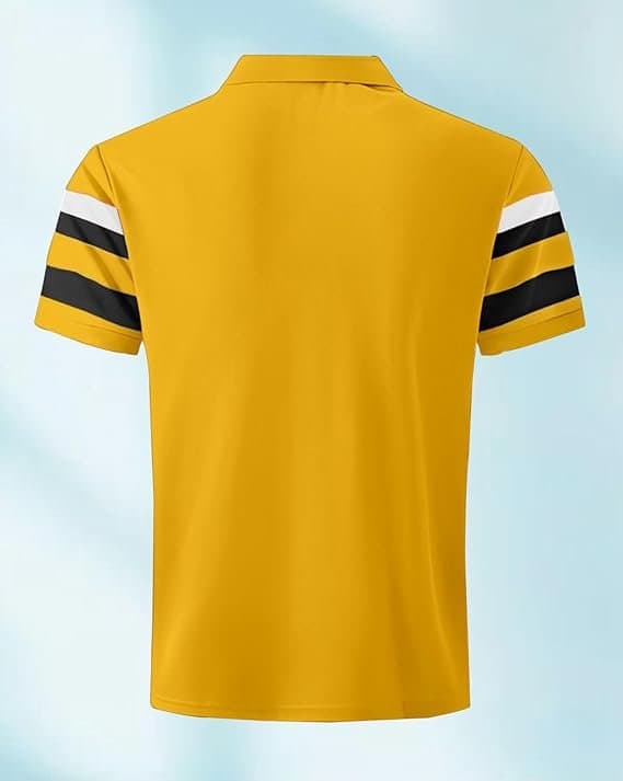 Velmora Men’s Yellow Polo T