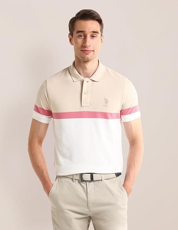 Velmora Men’s White Polo T