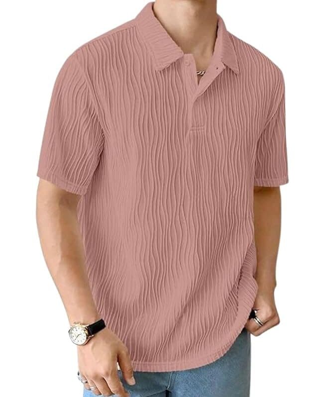 FlexWear Men’s Peach Sports Training T