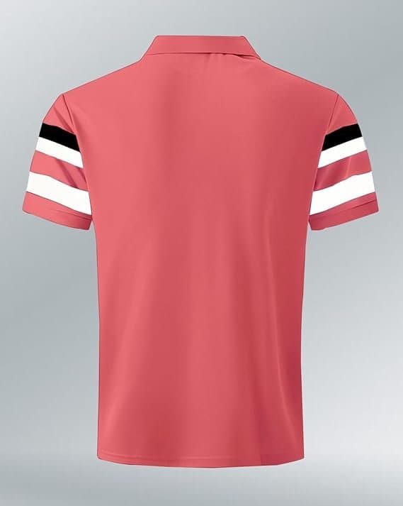 Velmora Men’s Pink Polo T