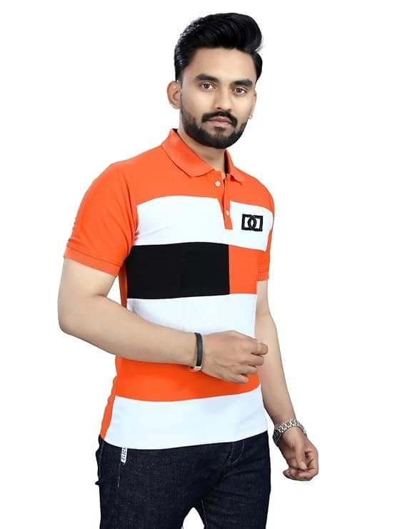 UrbanDrip Men’s Orange Polycotton T