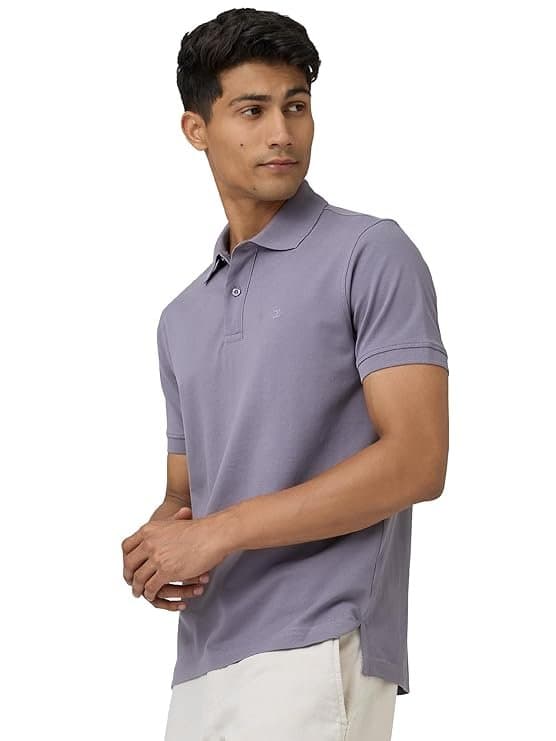 Velmora Men’s White Cotton Polo T