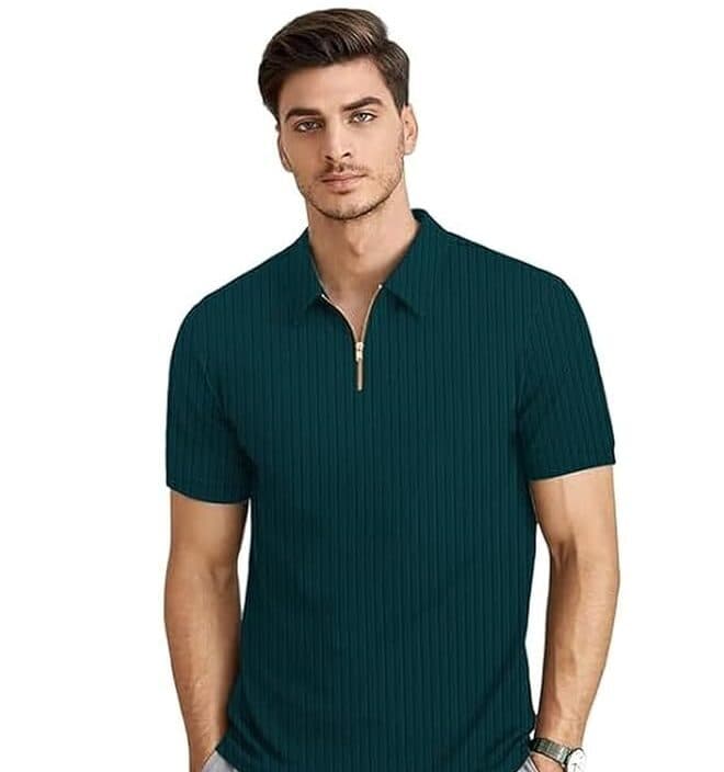 UrbanDrip Men’s Green Oversized Dotted T