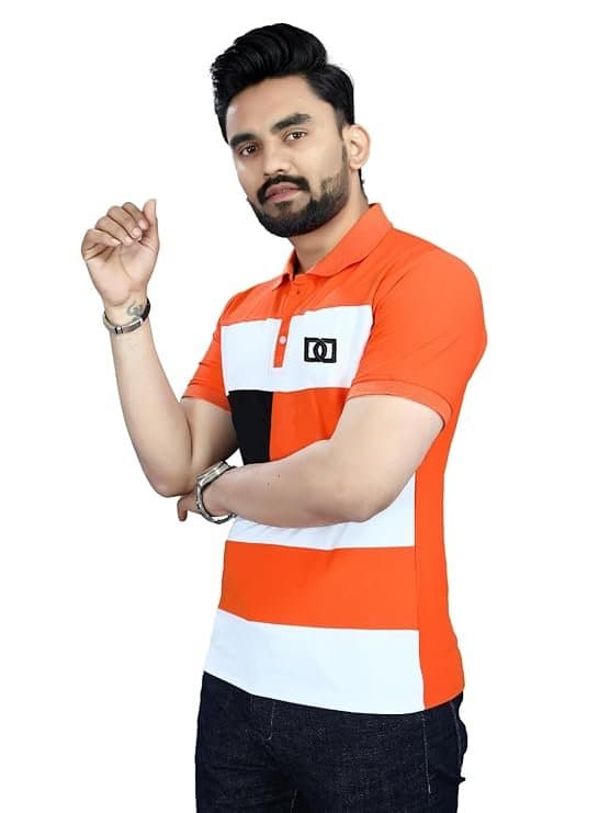 UrbanDrip Men’s Orange Polycotton T