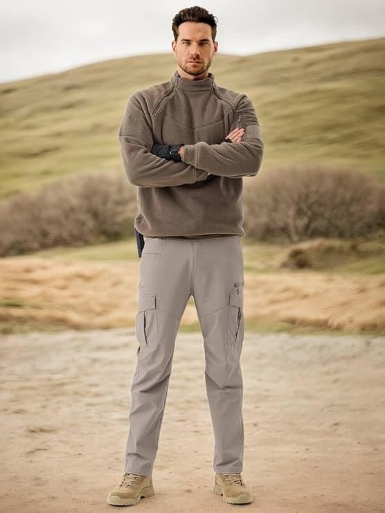 Toplot Men’s Straight Fit Functional Cargo Pants