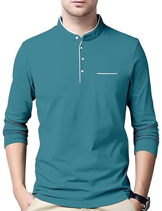 UrbanDrip Men’s Teal Full Sleeve T
