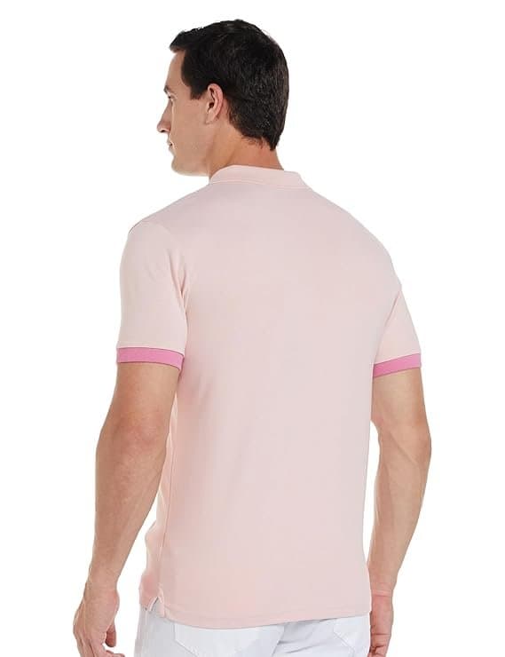 Velmora Men’s Pink Polo T