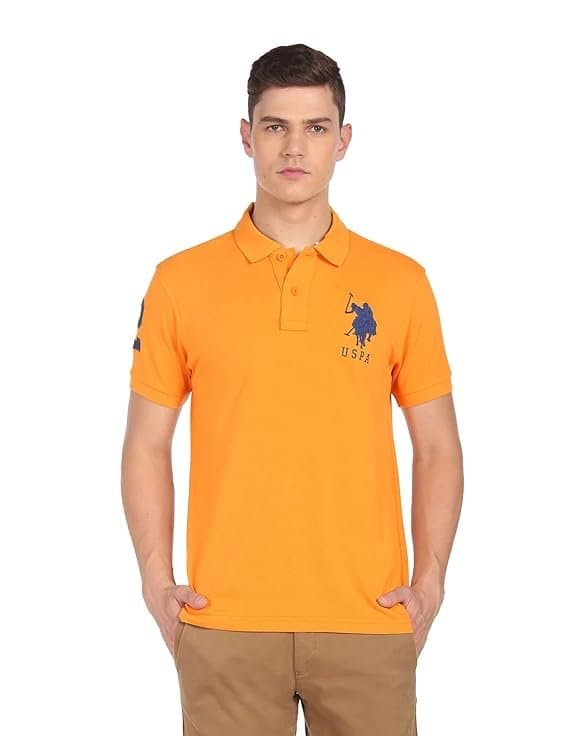 UrbanDrip Men’s Orange Regular Fit T