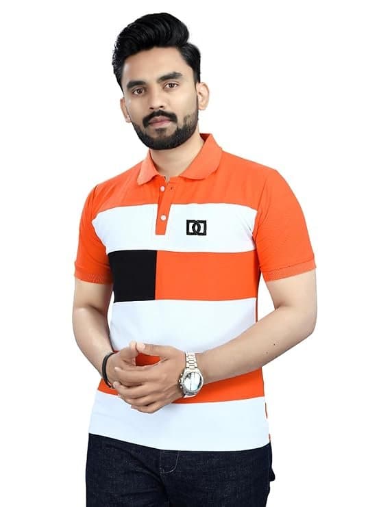 UrbanDrip Men’s Orange Polycotton T