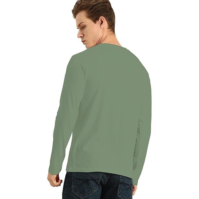 Zoo Men’s Green Printed Full Sleeve T