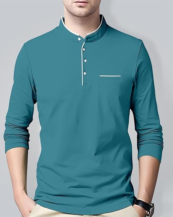 UrbanDrip Men’s Teal Full Sleeve T