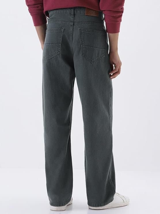 EcomX Men’s Grey Loose Fit Jeans