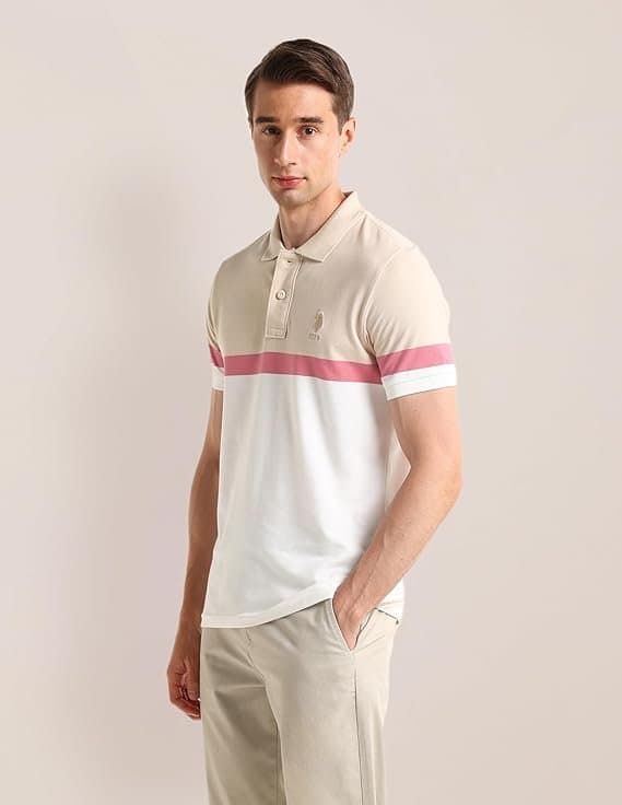 Velmora Men’s White Polo T