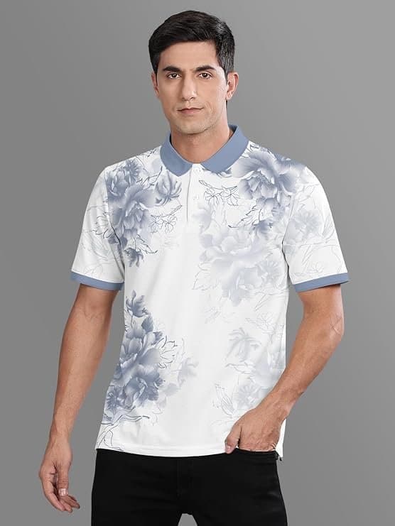 UrbanDrip Men’s Multicolor Striped Polo T