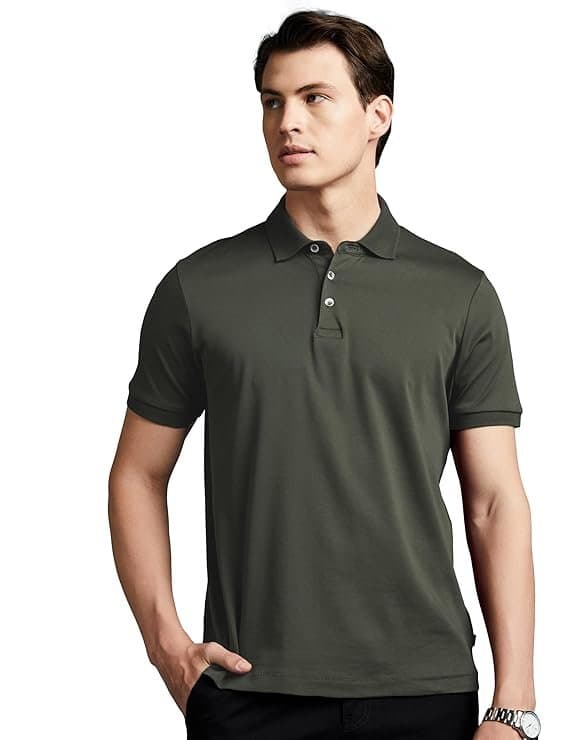 ZMode Men’s Olive Green Premium Polo T