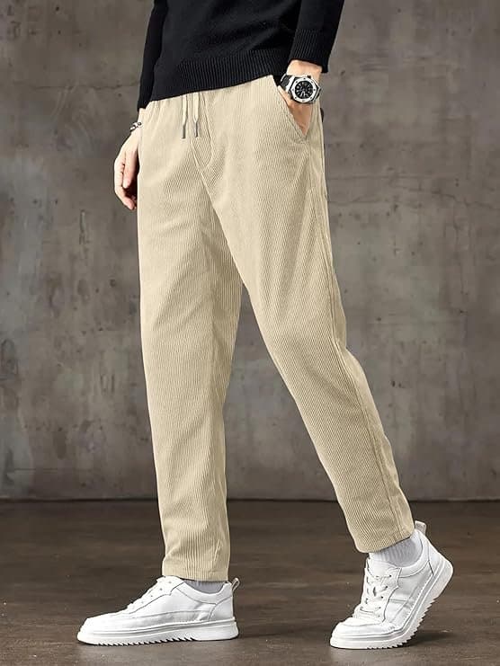 UrbanDrip Men’s Beige Corduroy Pants