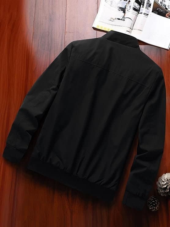 EcomX Men’s Black Casual Jacket