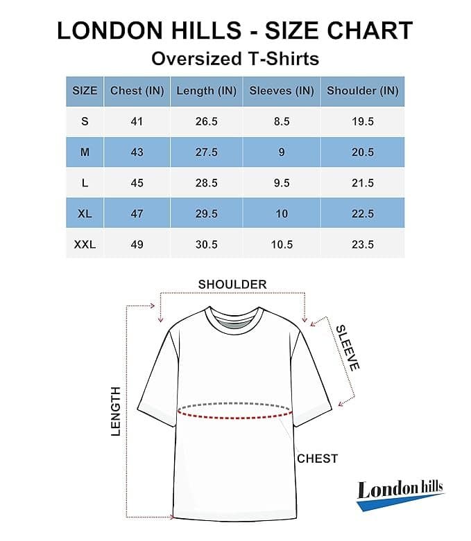Zoo Men’s Grey Oversized Printed T
