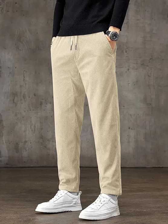 UrbanDrip Men’s Beige Corduroy Pants