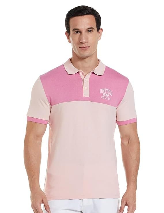 Velmora Men’s Pink Polo T