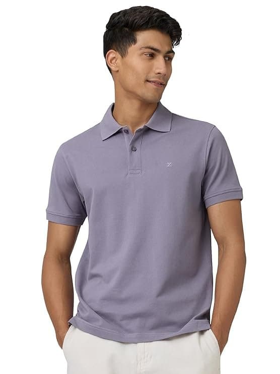 Velmora Men’s White Cotton Polo T