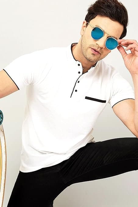 Velmora Men’s Black Polo T