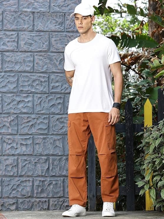 TrendBolt Men’s Utility 6-Pocket Chino Pants