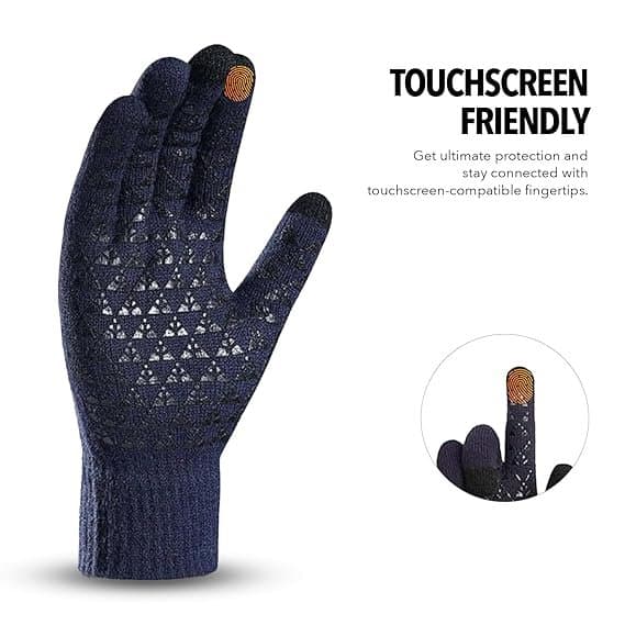 Woolen Winter Gloves for Women Thermal Hand Gloves for Winter Unisex