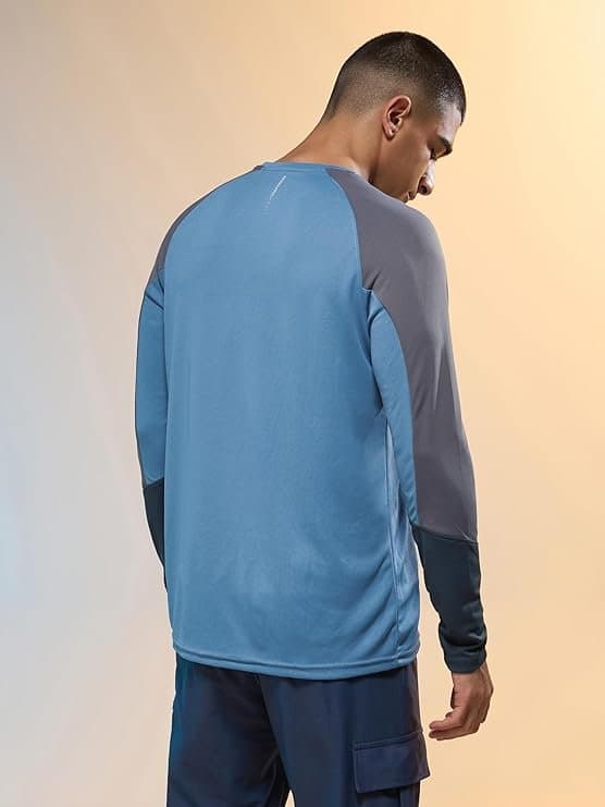 FlexWear Men’s Blue Slim Fit Active T