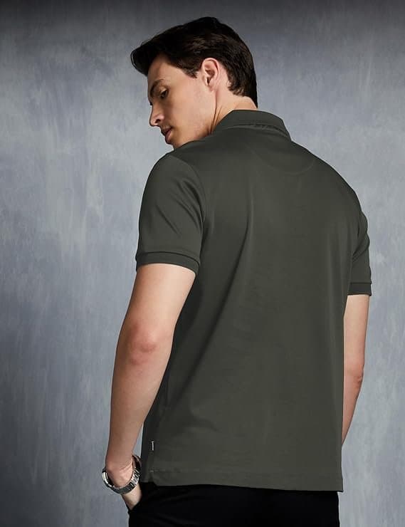 ZMode Men’s Olive Green Premium Polo T
