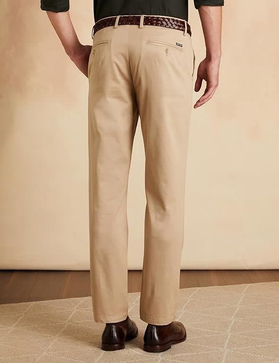 EcomX Men’s Beige Regular Fit Casual Pants